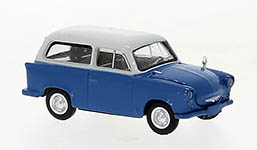 101-27558 - H0 (1:87) - Trabant P 50 Kombi blau, hellgrau, 1960,